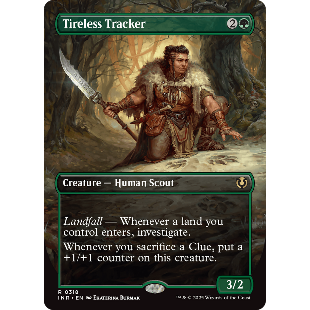 Tireless Tracker (INR-318) - Innistrad Remastered (Borderless) Foil