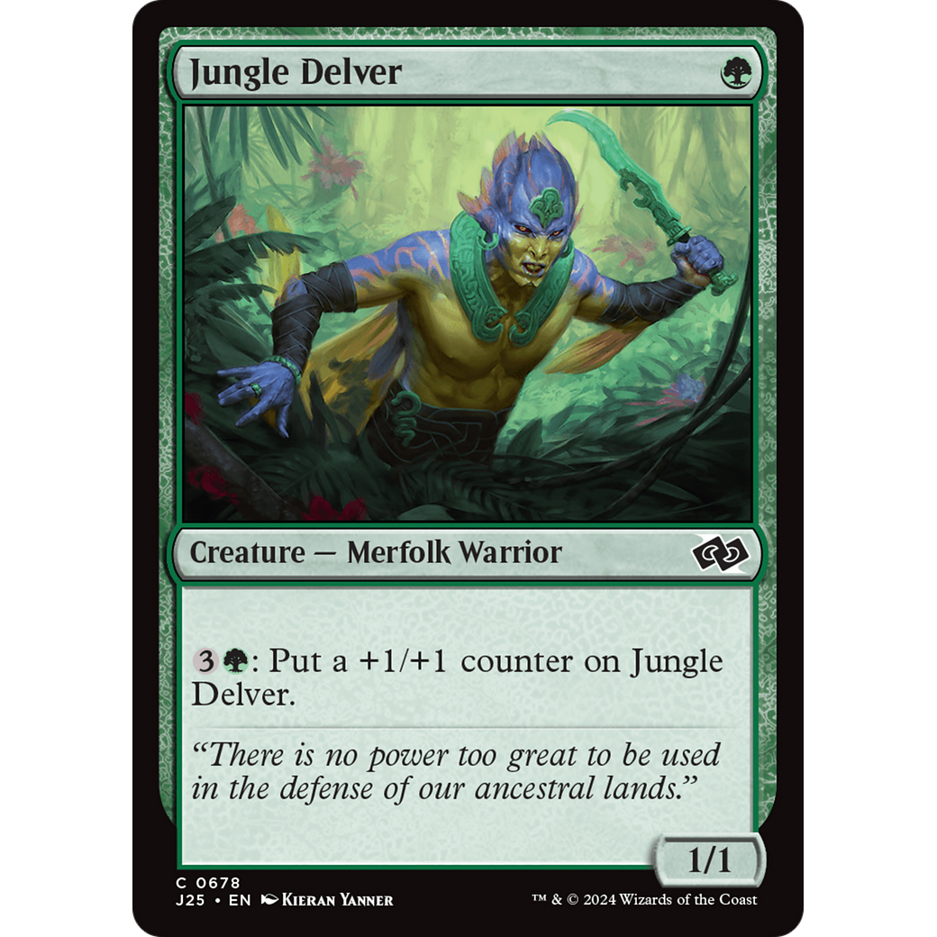 Jungle Delver (J25-678) - Foundations Jumpstart