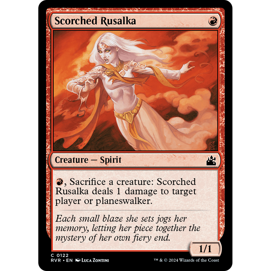 Scorched Rusalka (RVR-122) - Ravnica Remastered