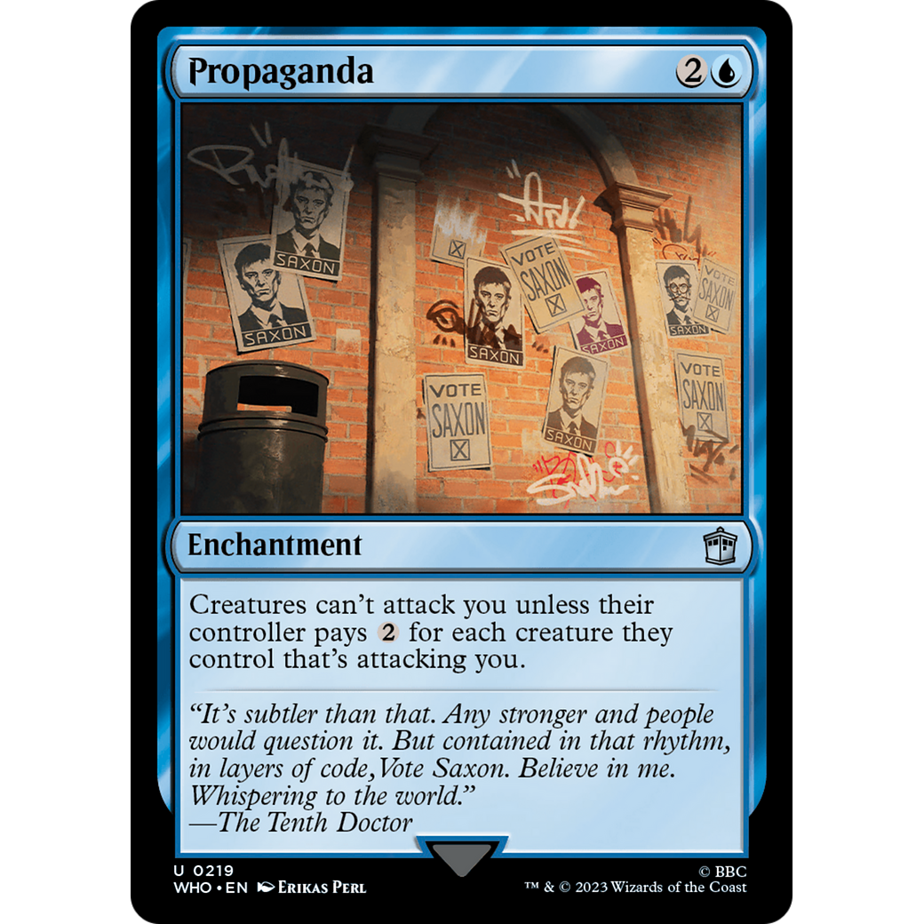 Propaganda (WHO-219) - Doctor Who Foil