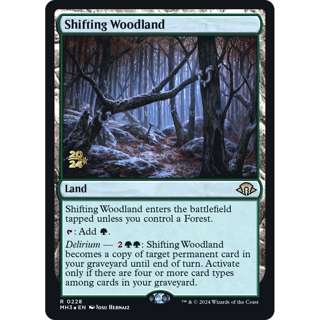 Shifting Woodland (PRE-228S) - Modern Horizons 3 Promos Foil