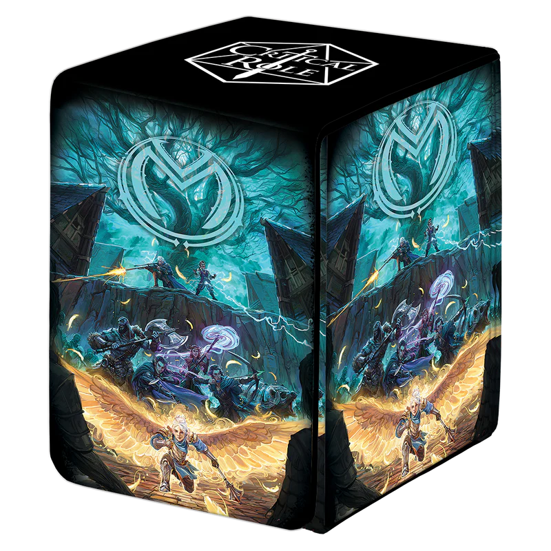 Critical Role: Bells Hells: Printed Leatherette Alcove Edge Deck Box - Vox Machina