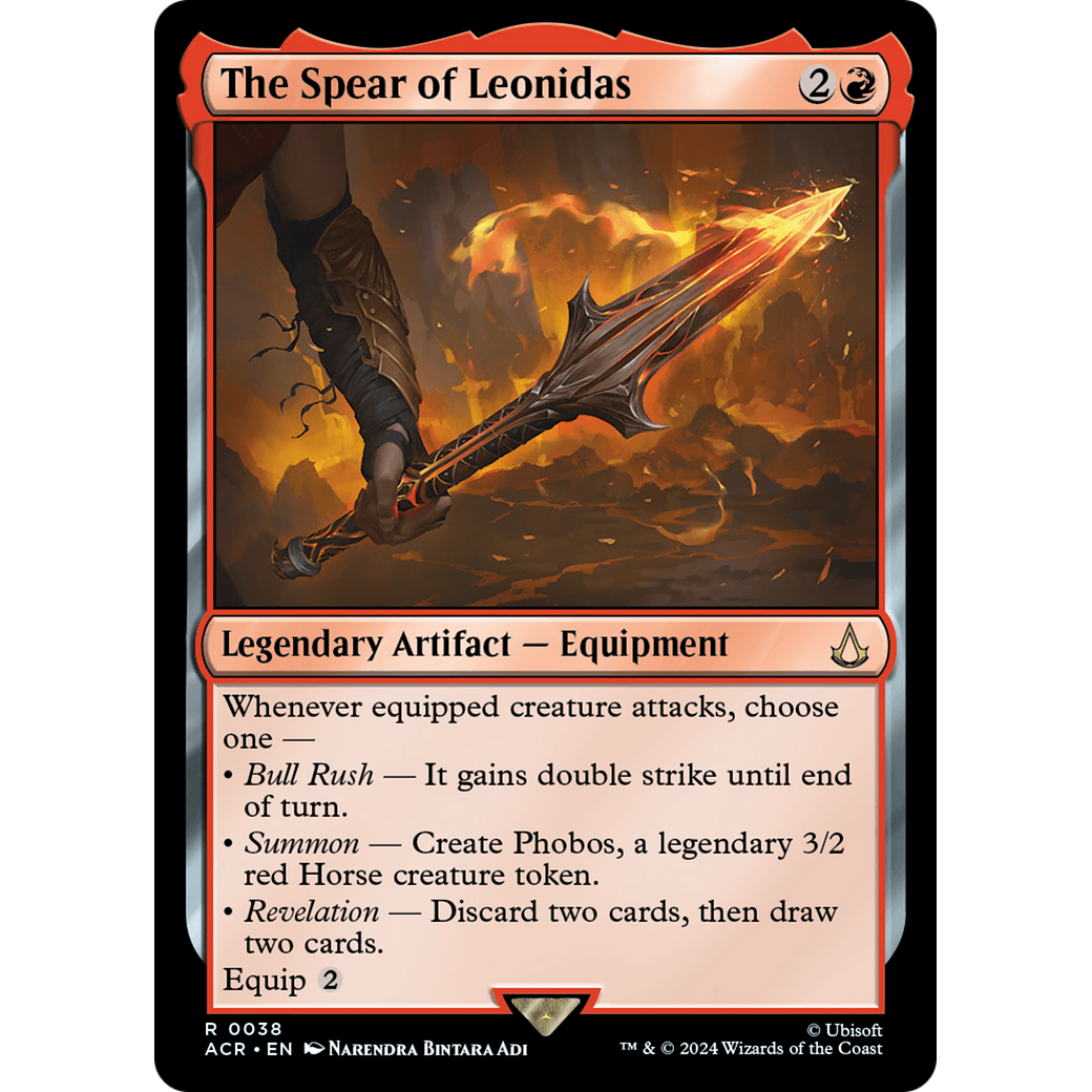 The Spear of Leonidas (ACR-038) - Assassin's Creed Foil