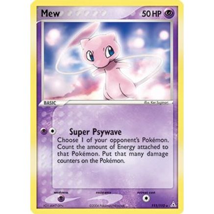 Mew - 111/110 (Non-Holo DVD Promo) 111 - Miscellaneous Cards & Products