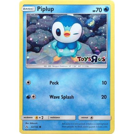 Piplup - 32/156 (Toys R Us) 32 - Miscellaneous Cards & Products Holofoil