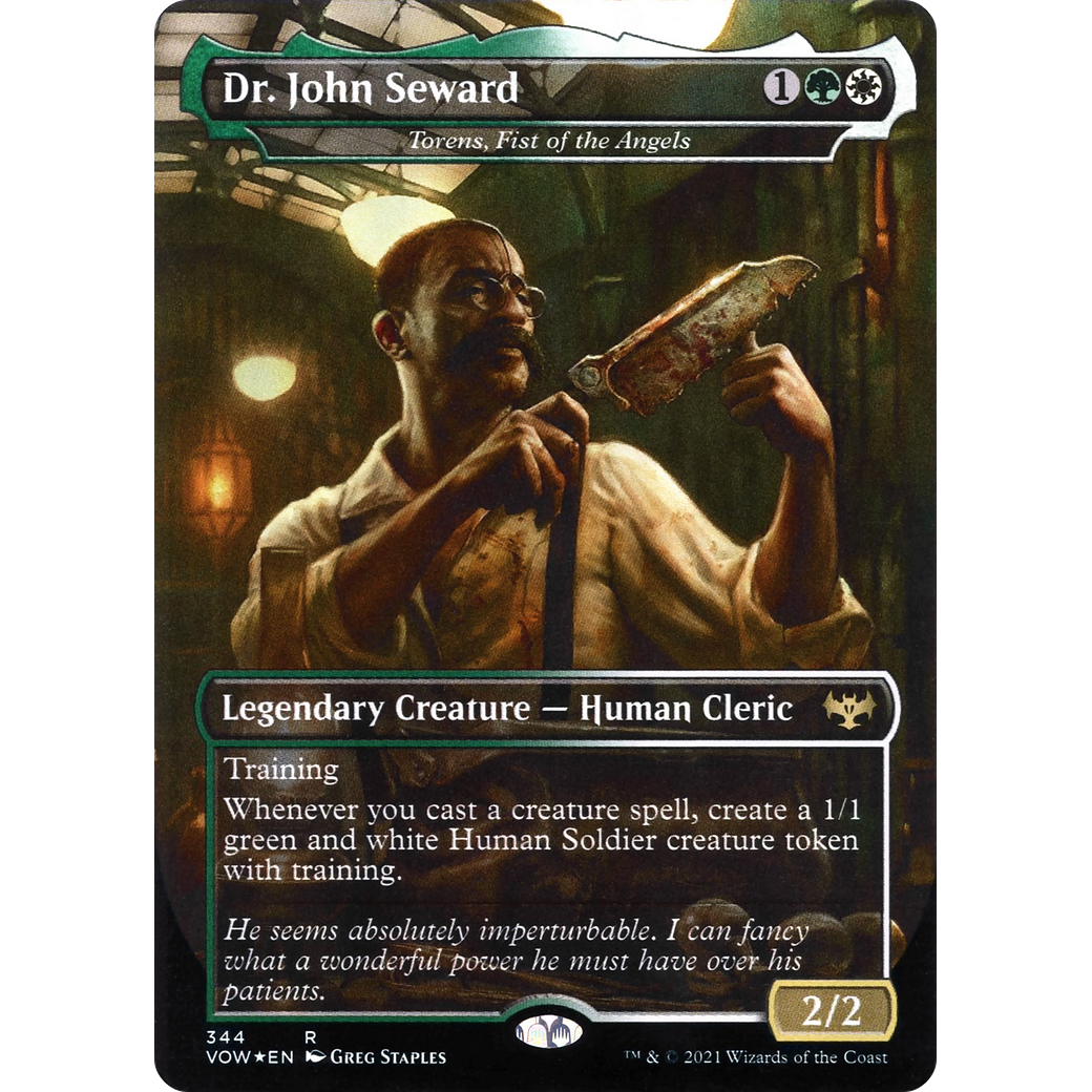 Dr. John Seward - Torens, Fist of the Angels (VOW-344) - Innistrad: Crimson Vow / Dr. John Seward (Borderless)
