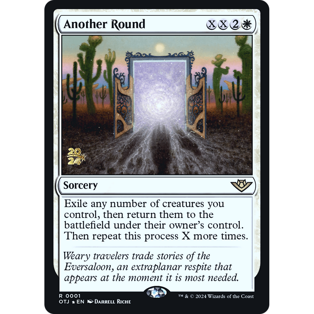 Another Round (PRE-01S) - Outlaws of Thunder Junction Promos Foil