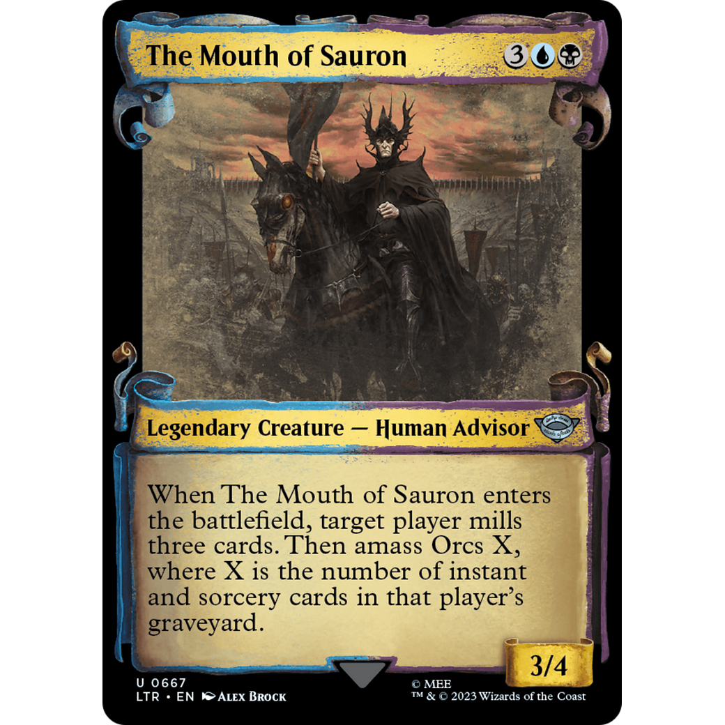 The Mouth of Sauron (LTR-667) - The Lord of the Rings: Tales of Middle-earth: (Showcase) Foil
