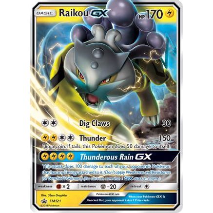 Raikou GX SM121/248 - SM Promos Holofoil