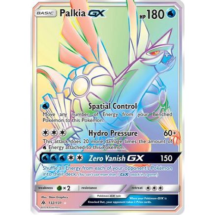 Palkia GX (Secret) 132/131 - SM  Forbidden Light Holofoil