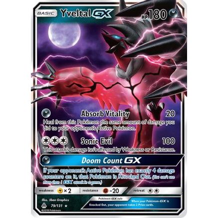 Yveltal GX 79/131 - SM  Forbidden Light Holofoil