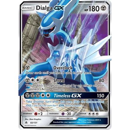 Dialga GX 82/131 - SM  Forbidden Light Holofoil