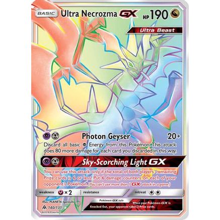 Ultra Necrozma GX (Secret) 140/131 - SM  Forbidden Light Holofoil