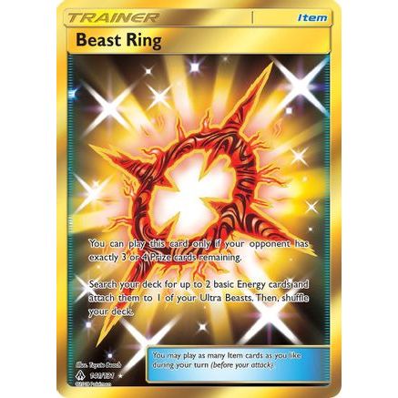 Beast Ring (Secret) 141/131 - SM  Forbidden Light Holofoil