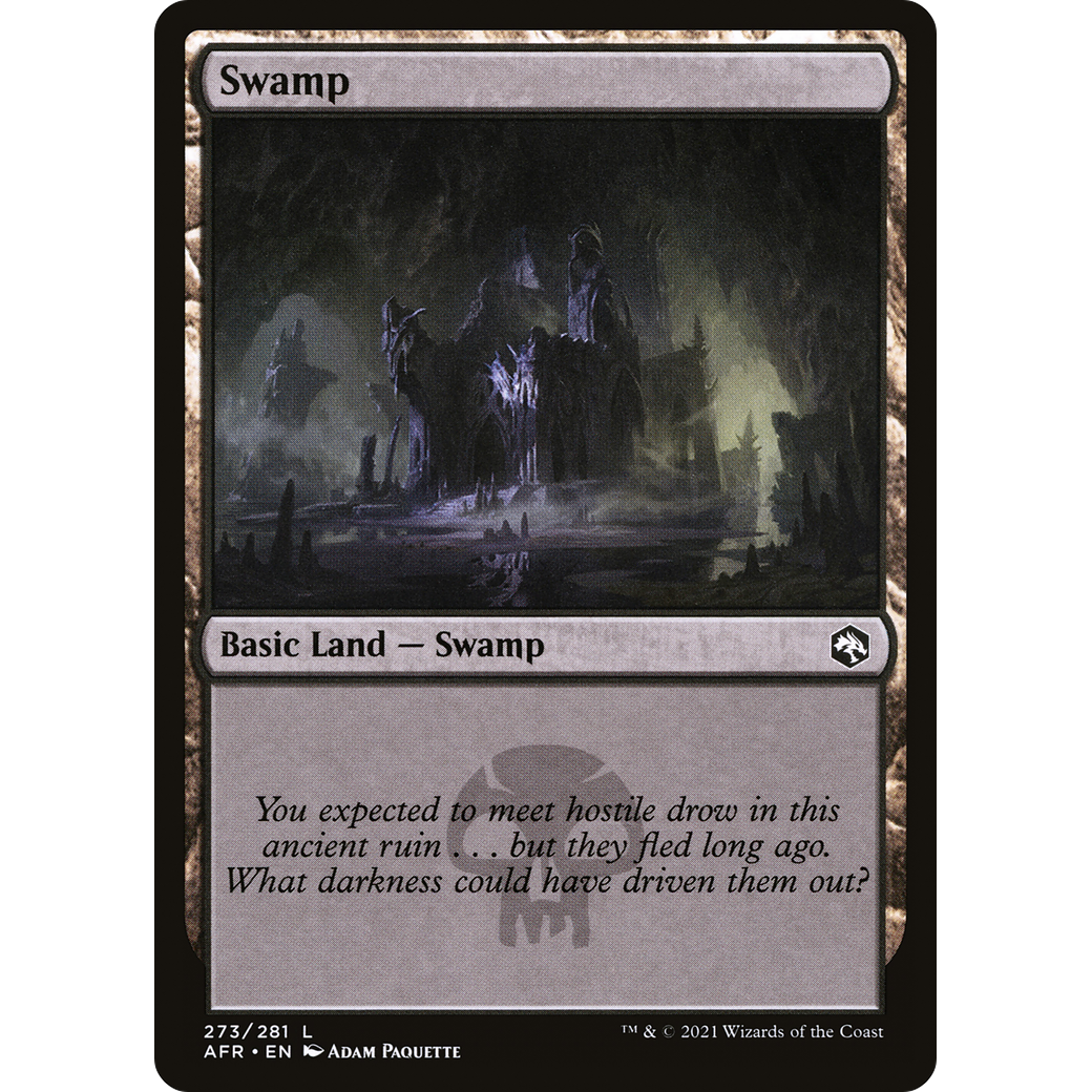 Swamp (273) (AFR-273) - Adventures in the Forgotten Realms Foil