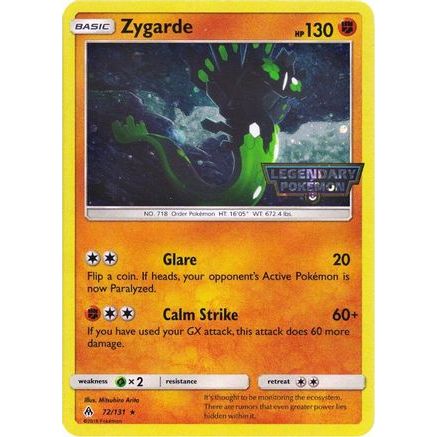 Zygarde - 72/131 (Cosmos Holo) 72 - Miscellaneous Cards & Products Holofoil