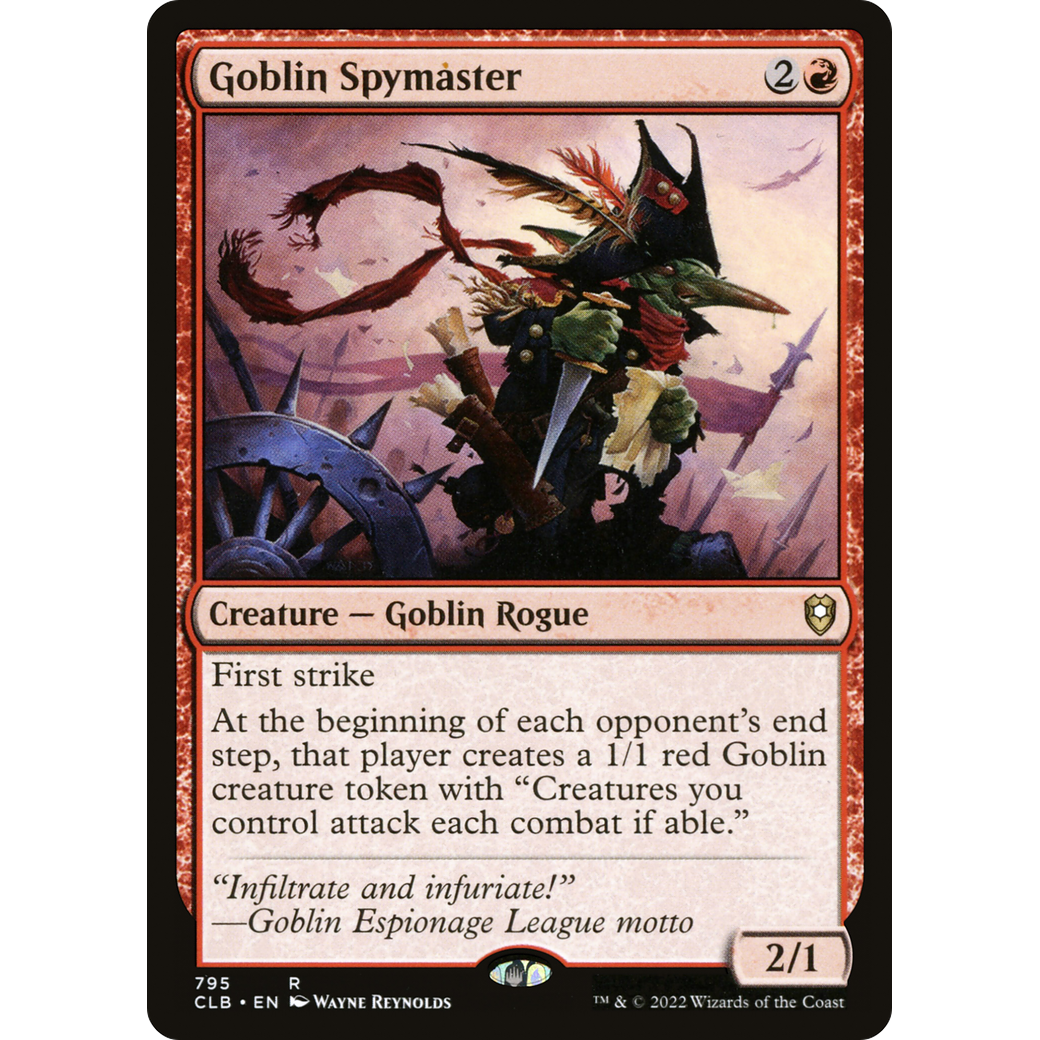 Goblin Spymaster (CLB-795) - Commander Legends: Battle for Baldur's Gate