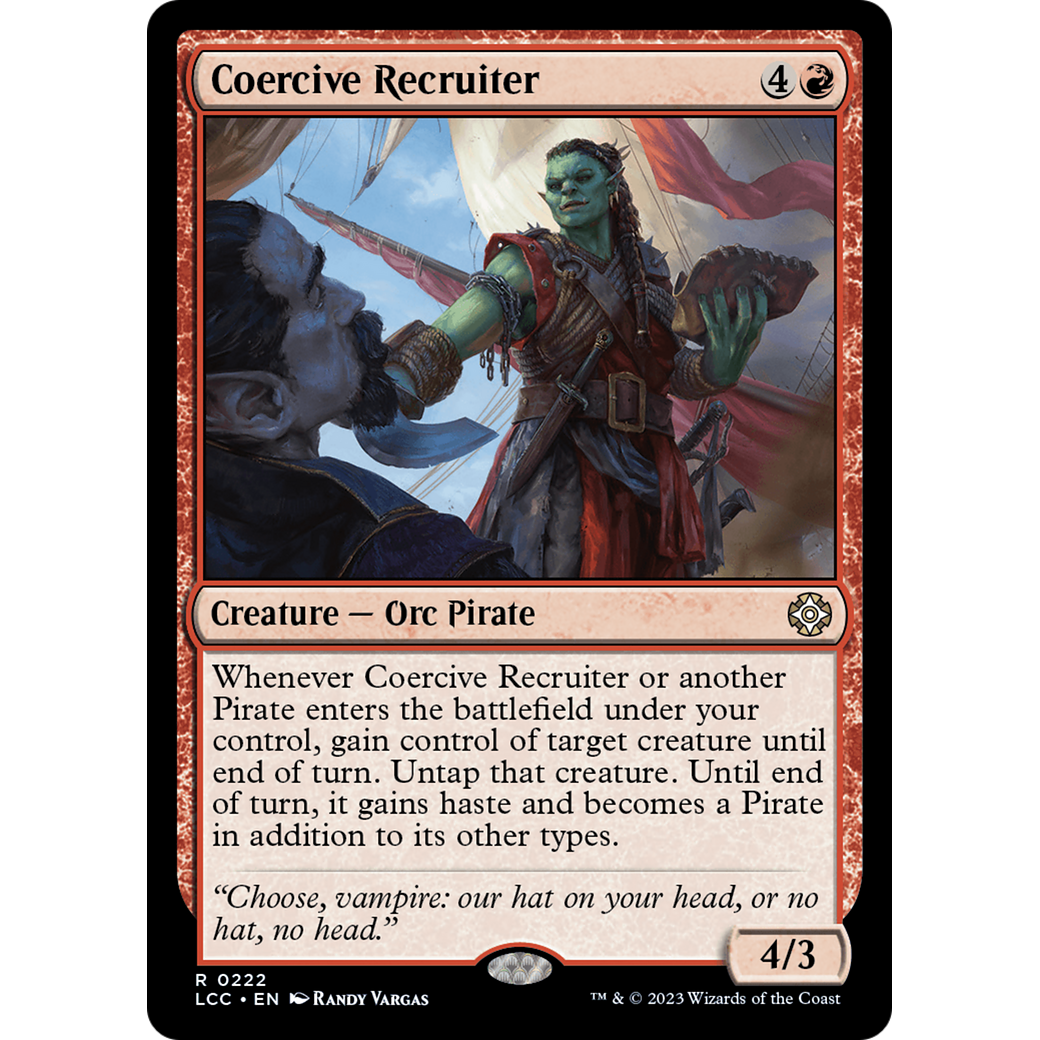 Coercive Recruiter (LCC-222) - The Lost Caverns of Ixalan Commander