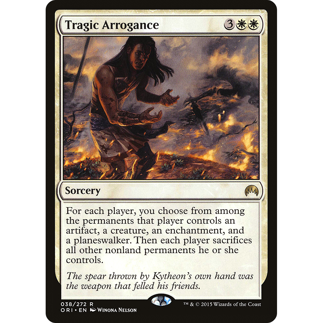 Tragic Arrogance (ORI-038) - Magic Origins Foil