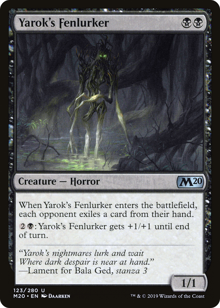 Yarok's Fenlurker (M20-123) - Core Set 2020