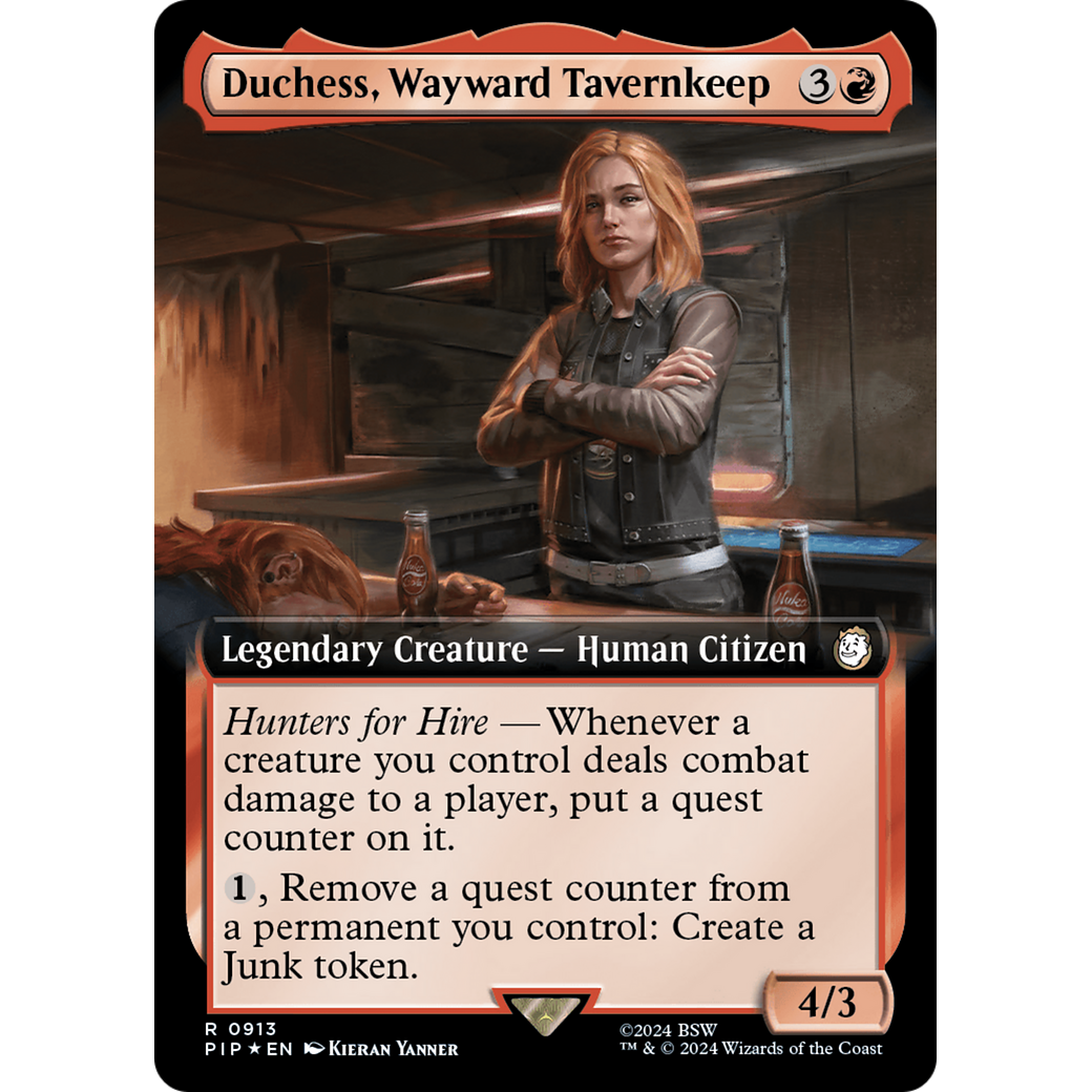 Duchess, Wayward Tavernkeep (PIP-913) - Fallout: (Extended Art) Foil