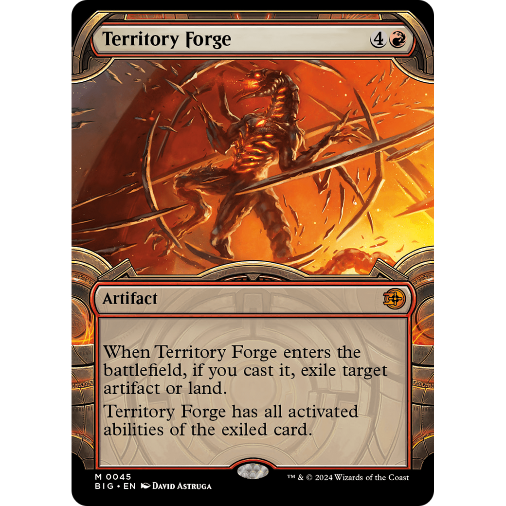 Territory Forge (Showcase) (BIG-045) - The Big Score: (Showcase) Foil