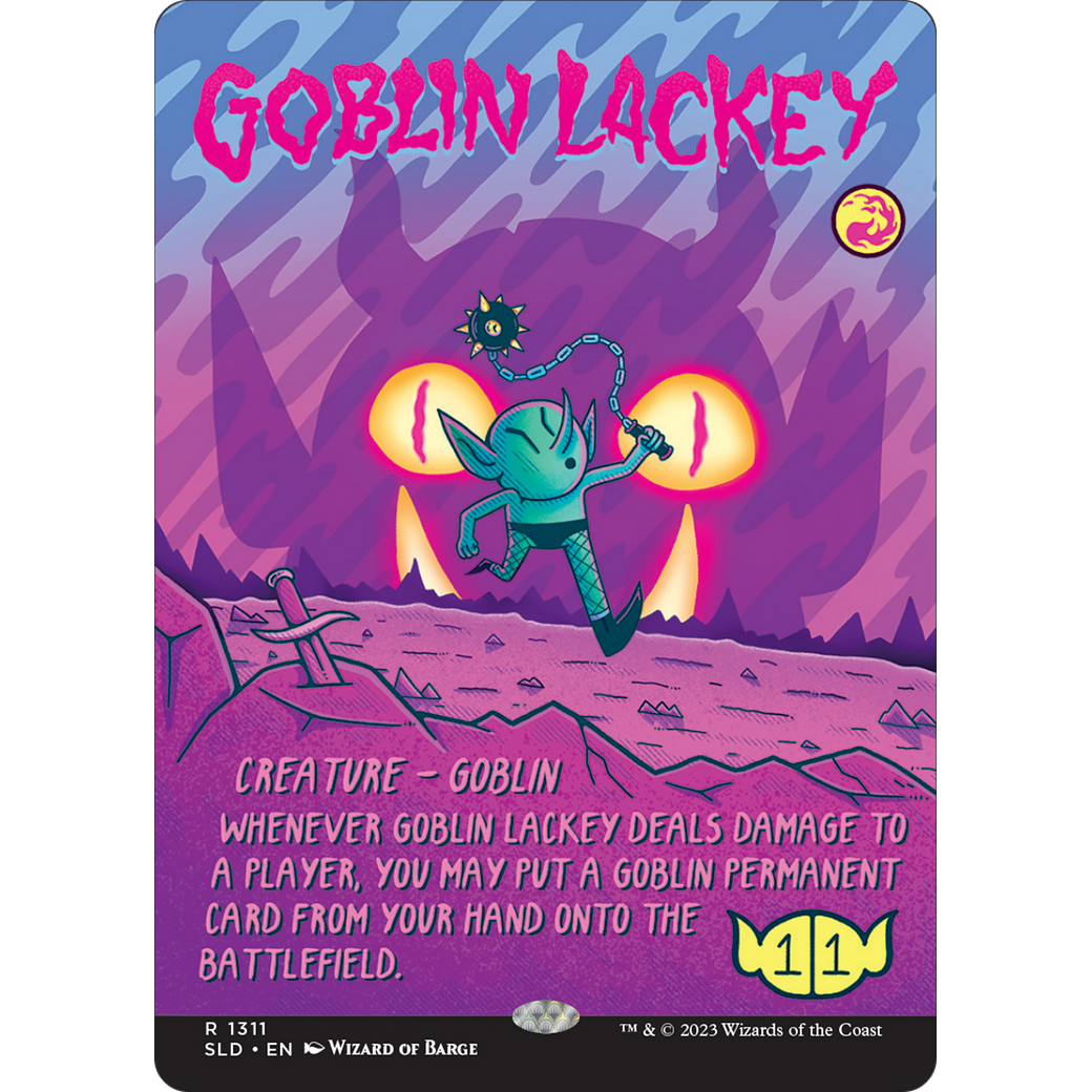 Goblin Lackey (1311) (SLD-1311) - Secret Lair Drop (Borderless)