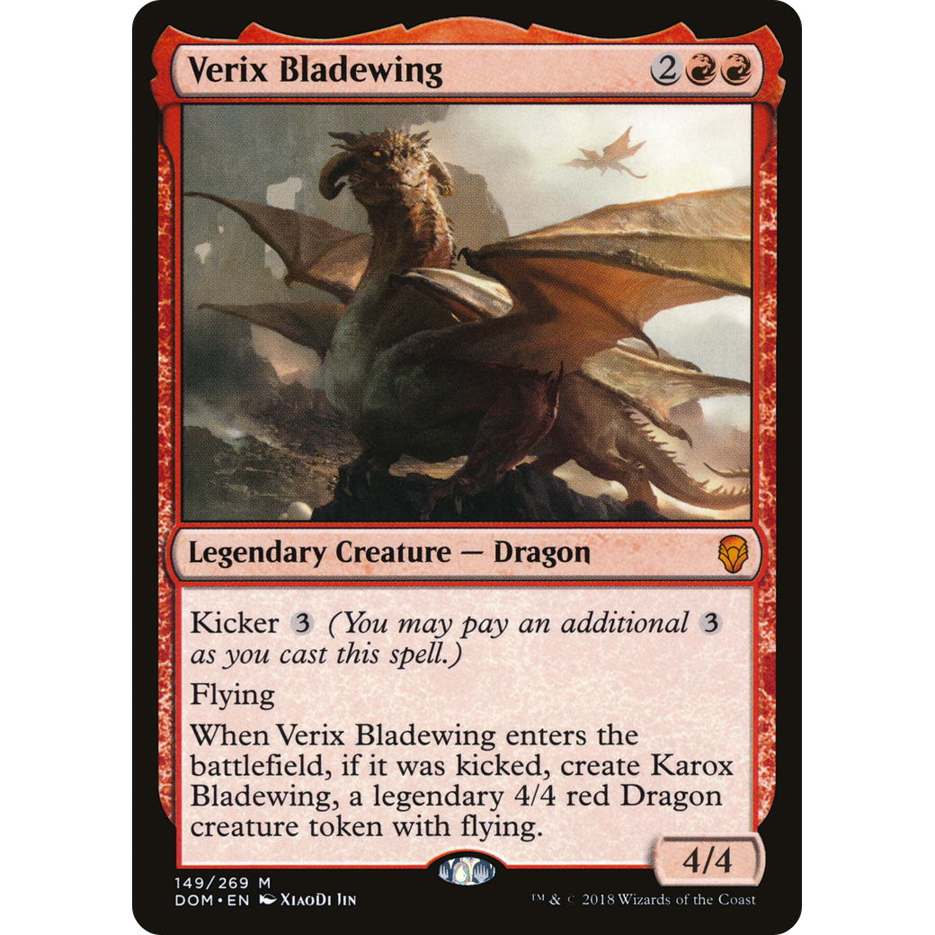 Verix Bladewing (DOM-149) - Dominaria Foil