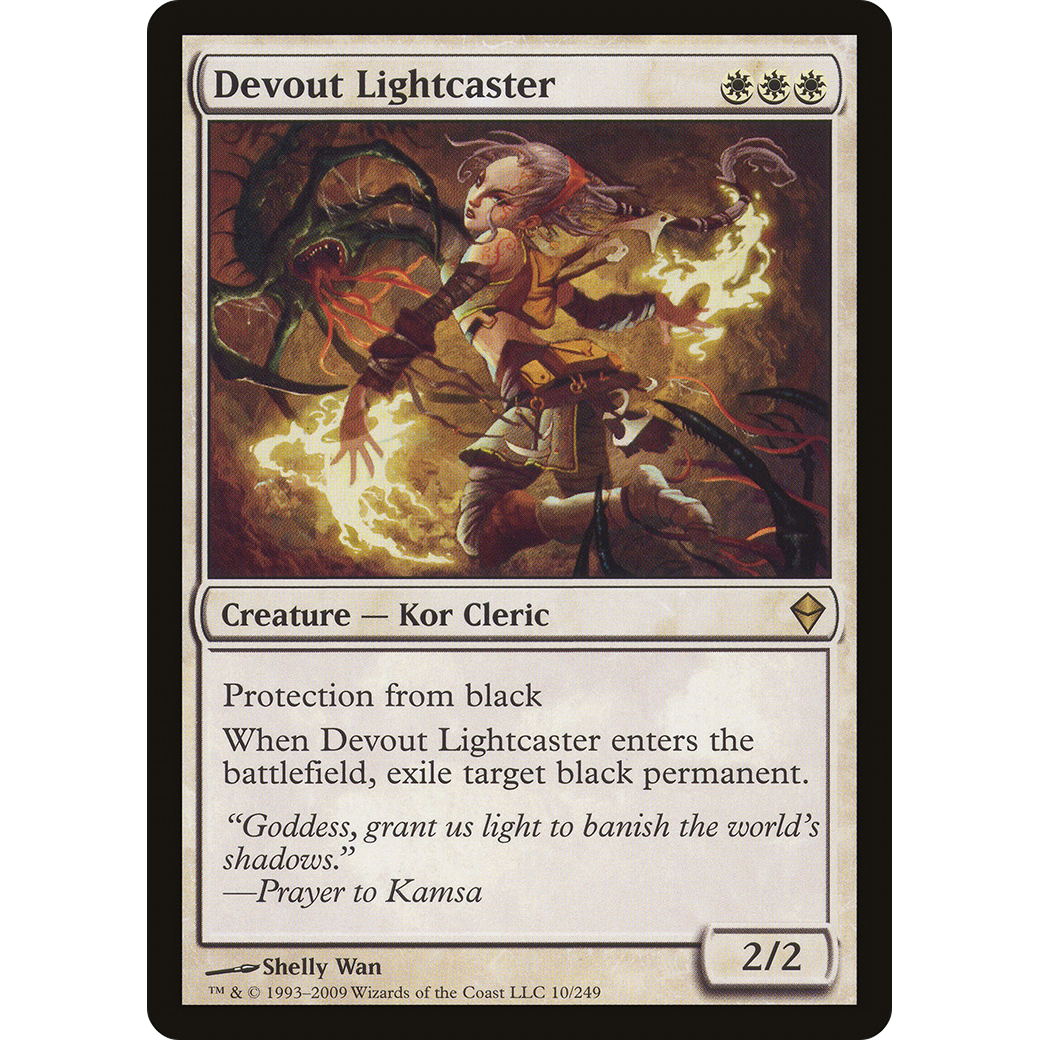Devout Lightcaster (ZEN-010) - Zendikar