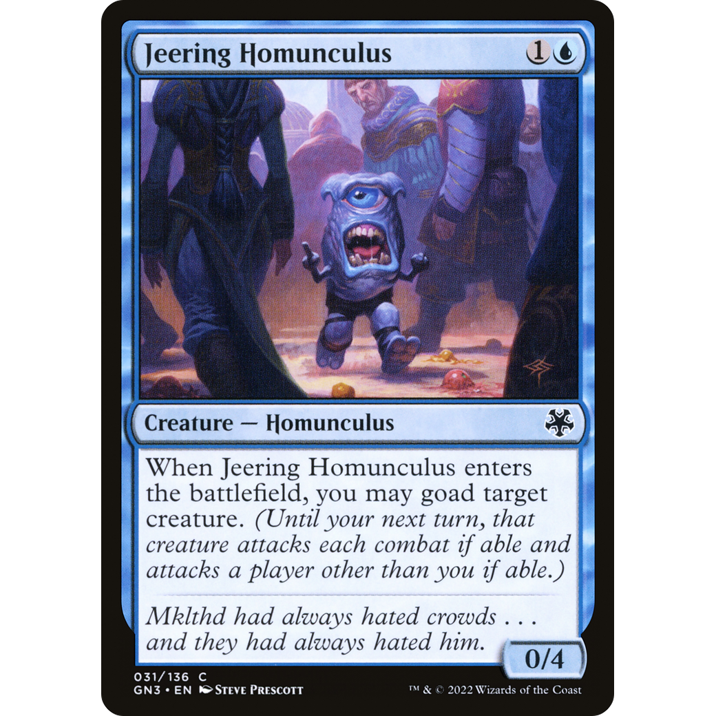 Jeering Homunculus (GN3-031) - Game Night: Free-for-All