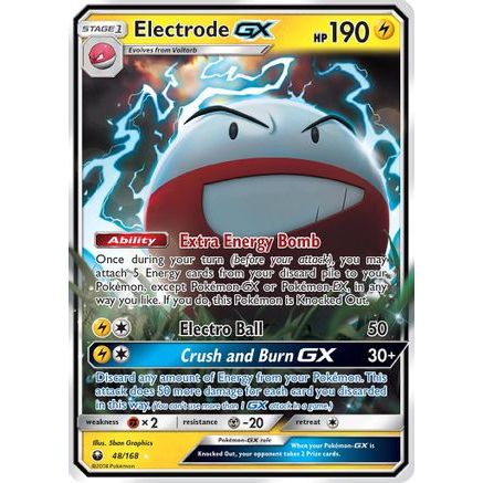 Electrode GX 48/168 - SM  Celestial Storm Holofoil