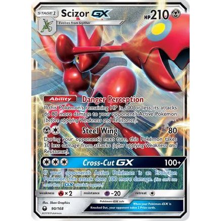 Scizor GX 90/168 - SM  Celestial Storm Holofoil