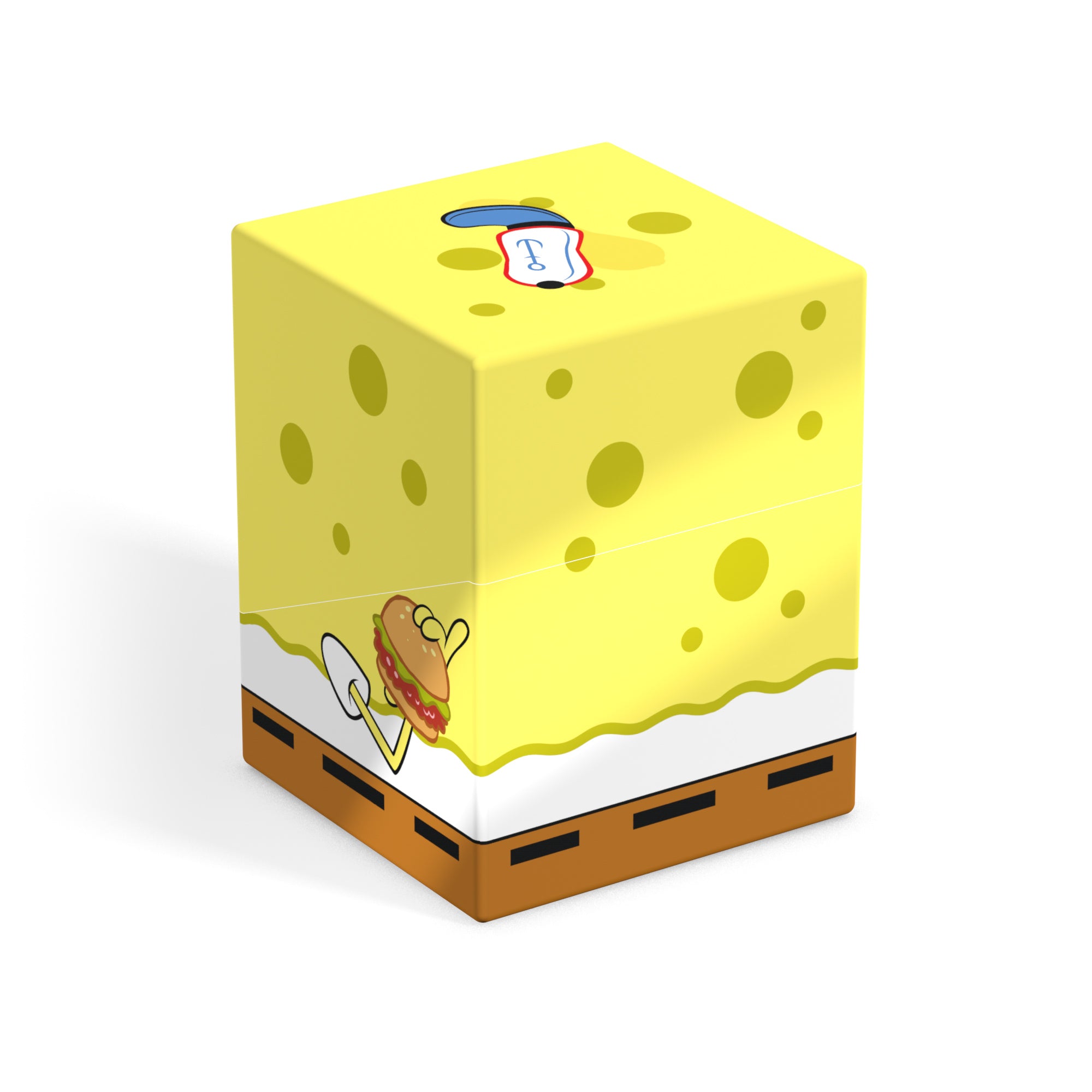 Squaroes: Spongebob SquarePants - SpongeBob Fry Cook 100+ Deck Box (Chase Figure) (Pre-Order) (11/25/2024 Release)