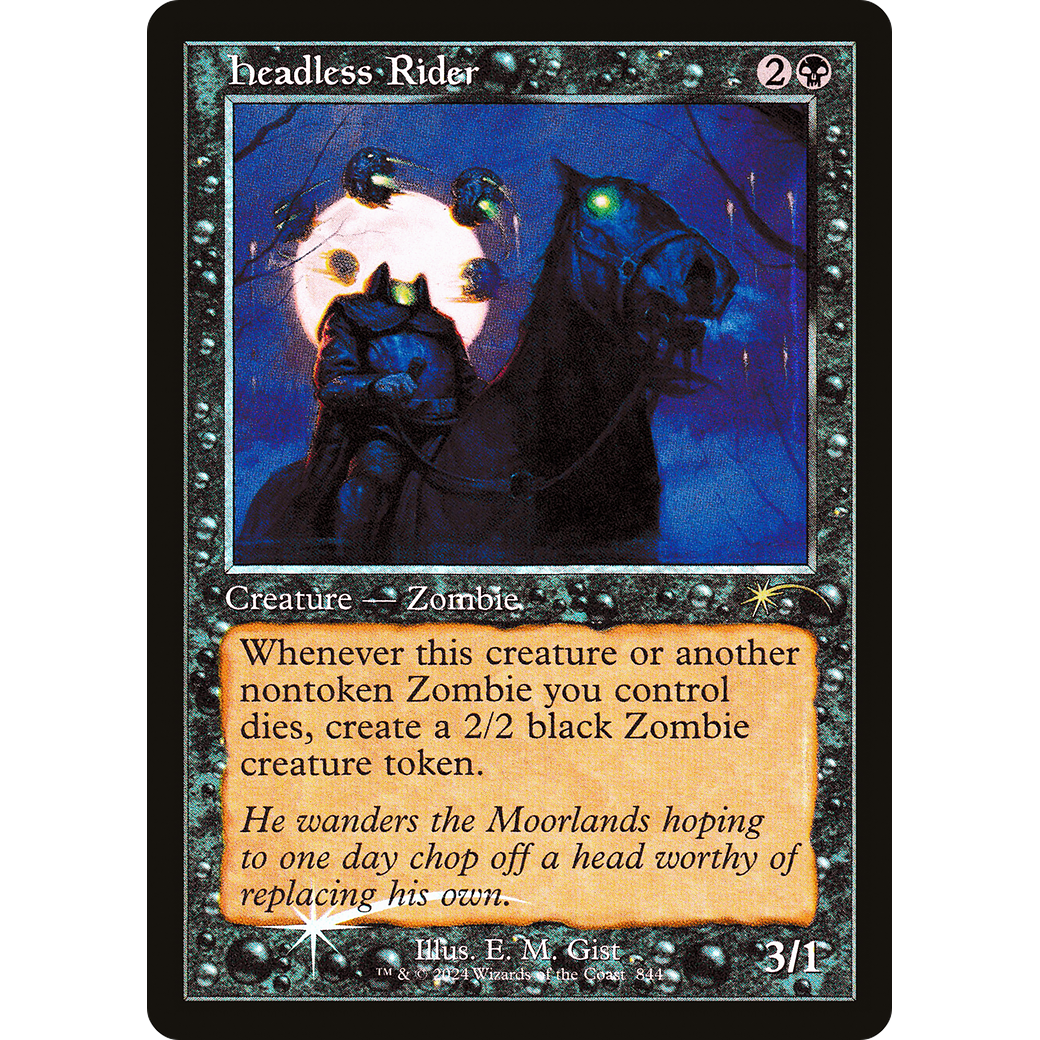 Headless Rider (Retro Frame) (SLD-844) - Secret Lair Drop Foil