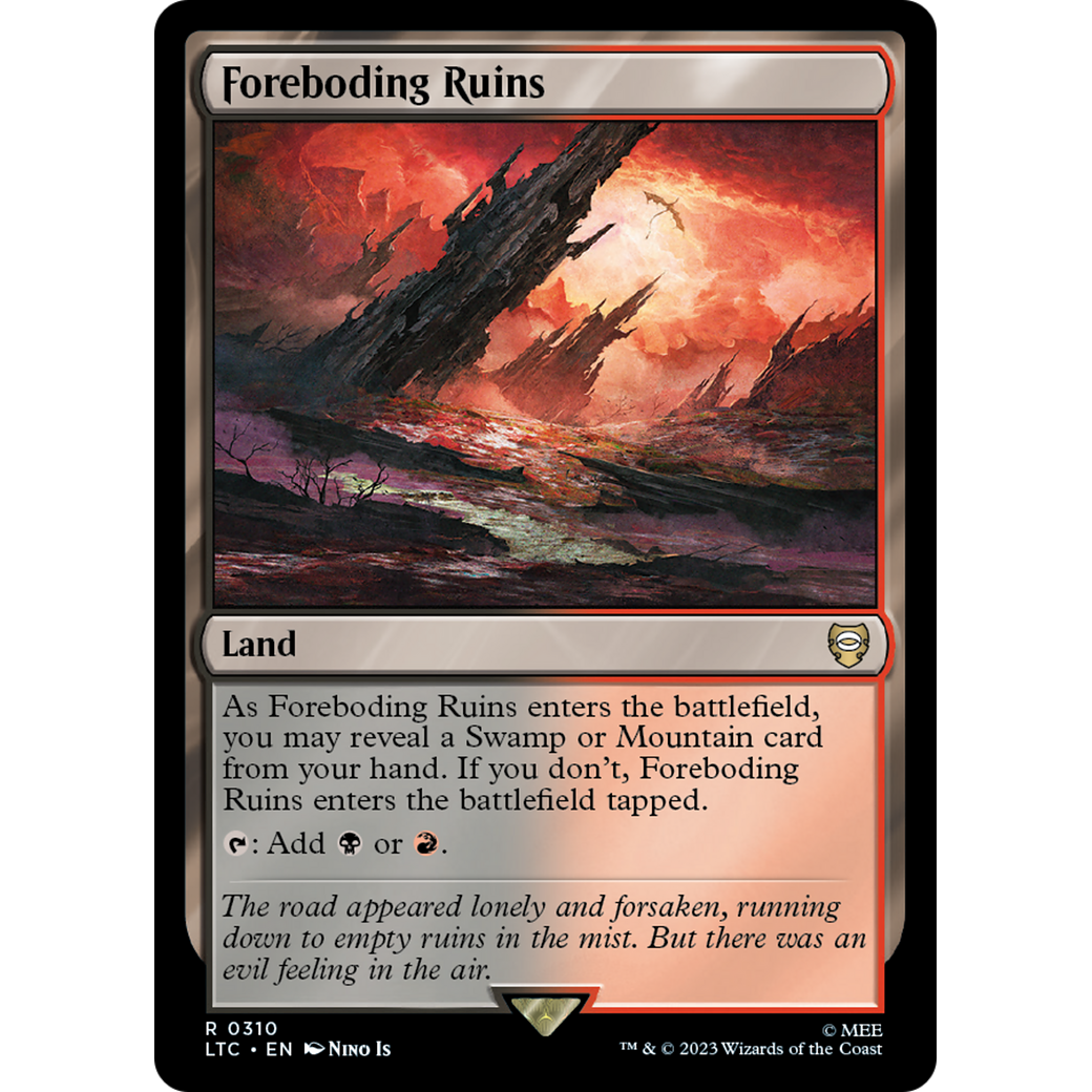 Foreboding Ruins (LTC-310) - Tales of Middle-earth Commander