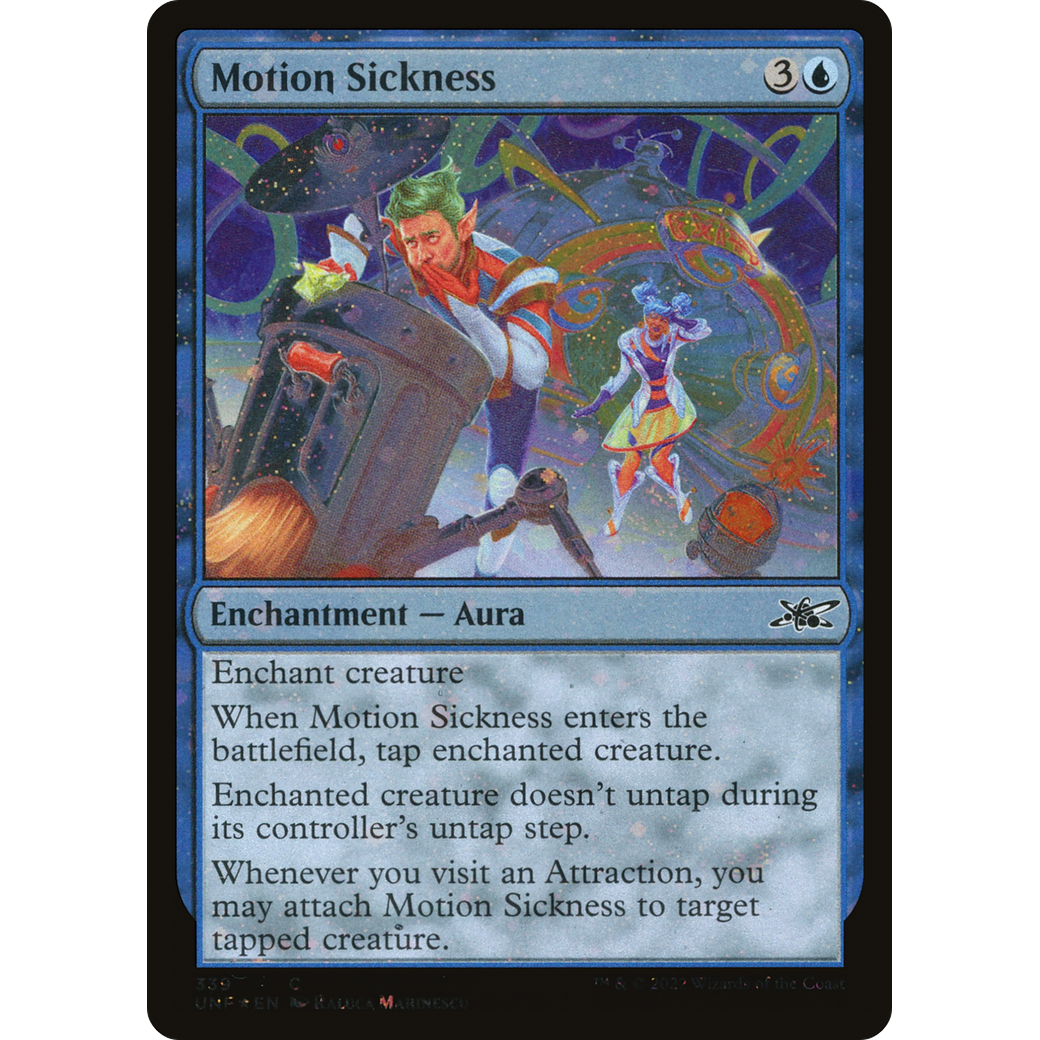 Motion Sickness (Galaxy Foil) (UNF-339) - Unfinity Foil