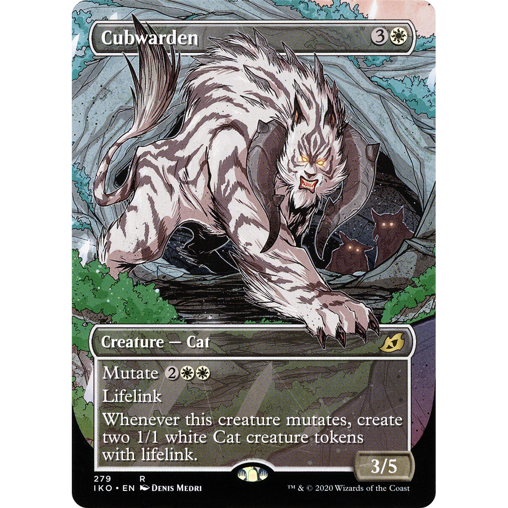 Cubwarden (Showcase) (IKO-279) - Ikoria: Lair of Behemoths: (Showcase) (Borderless)
