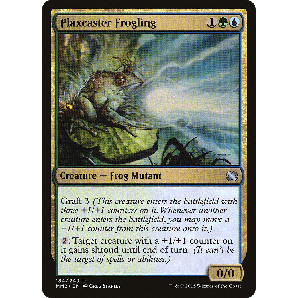Plaxcaster Frogling (MM2-184) - Modern Masters 2015 Foil