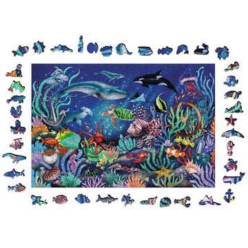 Under the Sea 500pc Wooden Puzzle