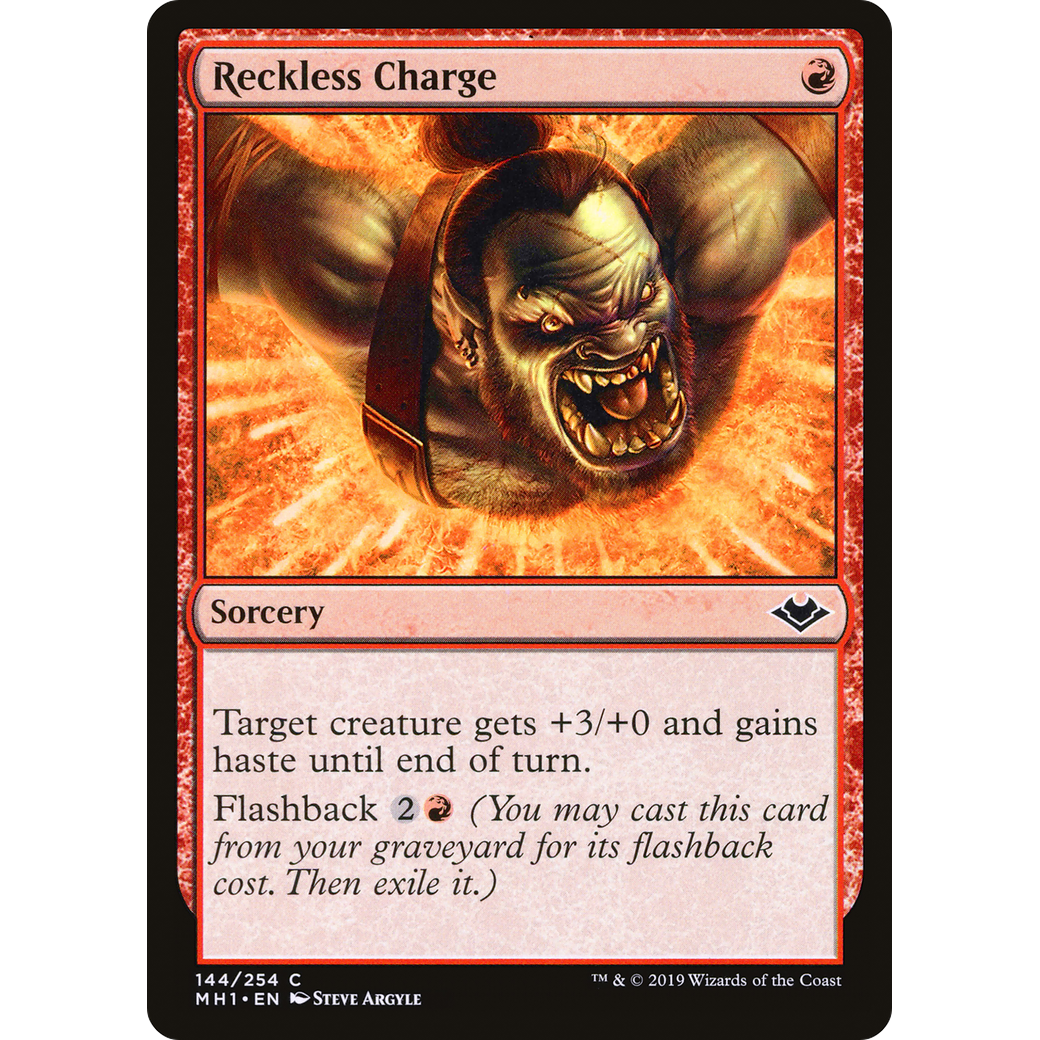 Reckless Charge (MH1-144) - Modern Horizons Foil