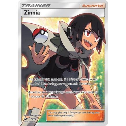 Zinnia (Full Art) 70/70 - Dragon Majesty Holofoil