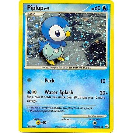 Piplup - 93/130 (Cosmos Holo) 93 - Miscellaneous Cards & Products Holofoil