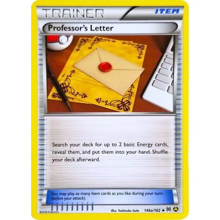Professor's Letter - 146a/162 146a/162 - Alternate Art Promos Holofoil