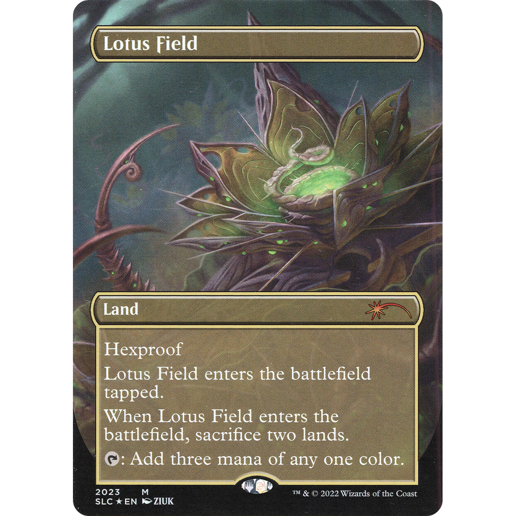 Lotus Field (SLC-2023) - Secret Lair Countdown Kit (Borderless) Foil