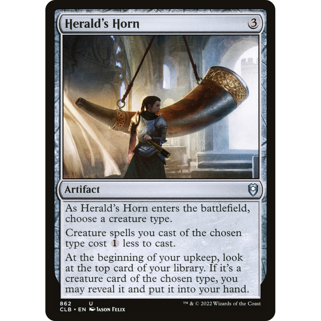 Herald's Horn (CLB-862) - Commander Legends: Battle for Baldur's Gate