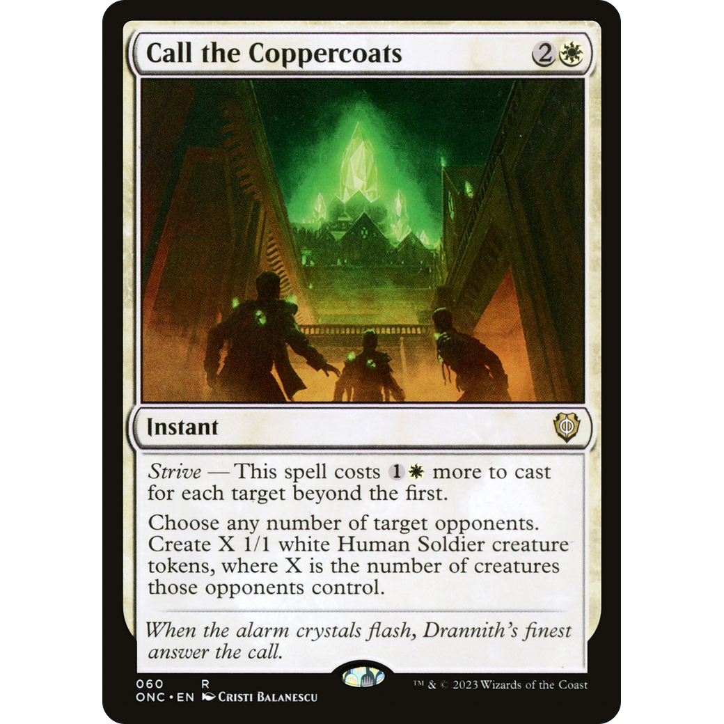 Call the Coppercoats (ONC-060) - Phyrexia: All Will Be One Commander