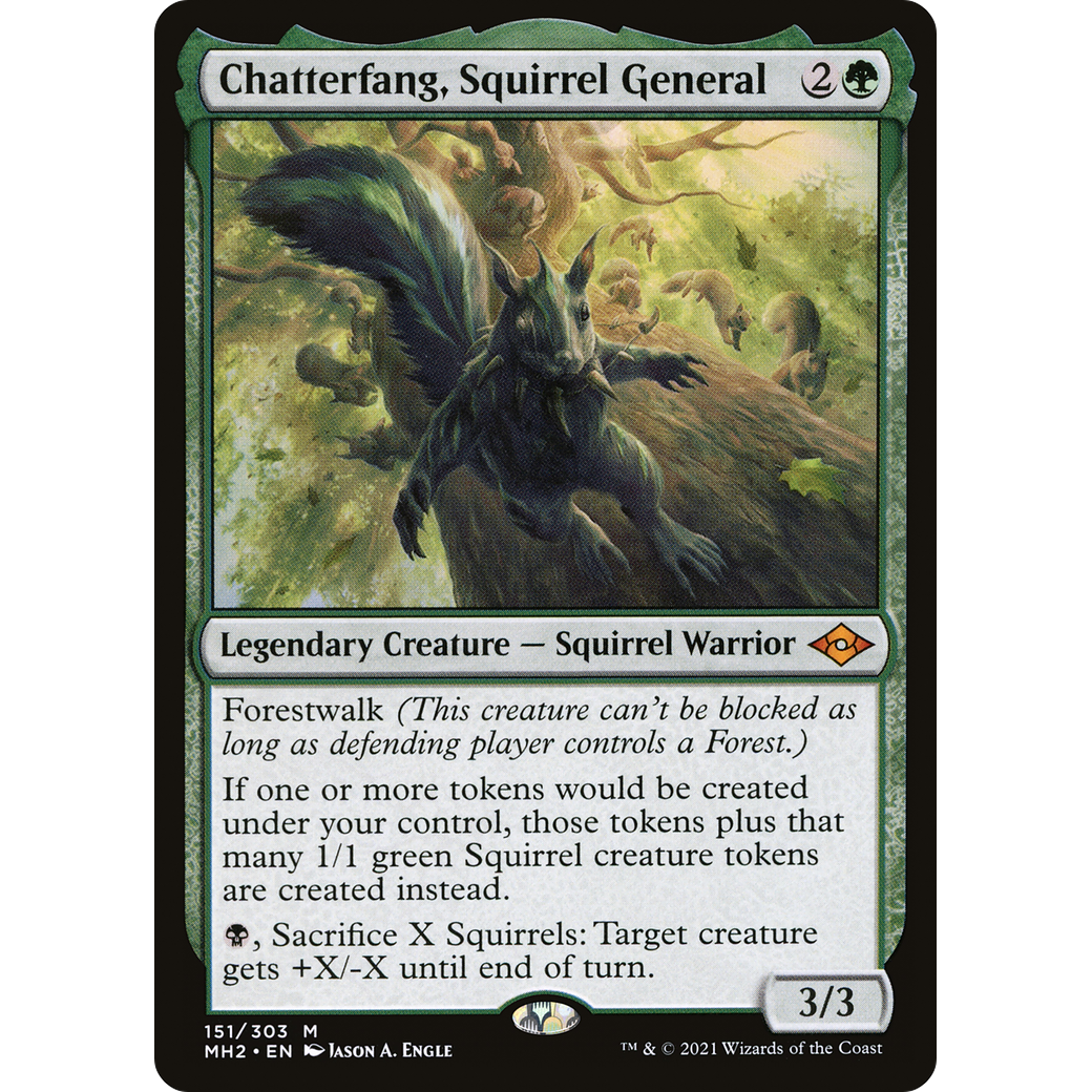 Chatterfang, Squirrel General (MH2-151) - Modern Horizons 2