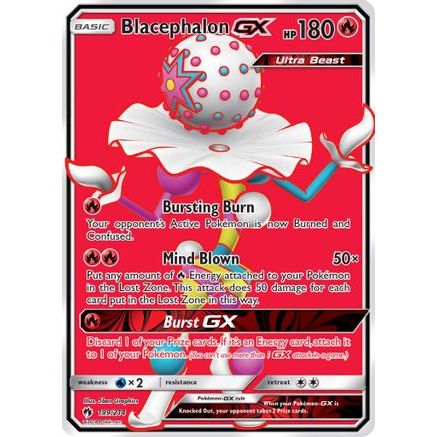 Blacephalon GX (Full Art) 199/214 - SM  Lost Thunder Holofoil