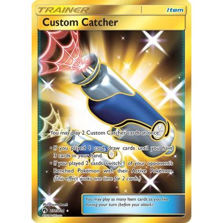 Custom Catcher (Secret) 231/214 - SM  Lost Thunder Holofoil