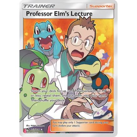 Professor Elm's Lecture (Full Art) 213/214 - SM  Lost Thunder Holofoil